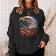 Bald Eagle Mullet American Flag Patriotic 4Th Of July Gift Sweatshirt Gifts for Her