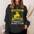Barrel Racing Sharp Turns Cowgirl Rodeo Horse Barrel Racer Sweatshirt Gifts for Her