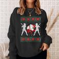 Baseball Ugly Christmas Sweater Softball Batter Hitter Sweatshirt Gifts for Her