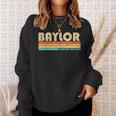 Baylor Name Personalized Funny Retro Vintage Birthday Sweatshirt Gifts for Her
