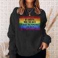 Be Careful Who You Hate Pride Heart Gay Pride Ally Lgbtq Sweatshirt Gifts for Her