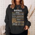 Beall Name Gift Beall Born To Rule Sweatshirt Gifts for Her
