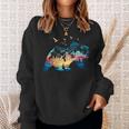 Bear Nature Outdoor Mountains Forest Trees Bear Wildlife Sweatshirt Gifts for Her