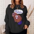 Beaver Offers A Beverage Sweatshirt Gifts for Her
