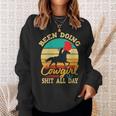 Been Doing Cowgirl Shit All Day Retro Vintage Funny Cowgirl Gift For Womens Sweatshirt Gifts for Her