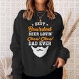 Beer Best Bearded Beer Lovin Shiba Inu Dad Funny Dog Lover Humor Sweatshirt Gifts for Her