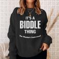 Biddle Thing Name Family Funny Sweatshirt Gifts for Her
