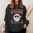 Big Nick Energy Santa Ugly Christmas Sweater Sweatshirt Gifts for Her