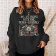Bikers For Pro Trump 2020 Oil My Engine Motorcycle Rider Sweatshirt Gifts for Her