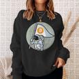 Bitcoin Cryptocurrency Astronaut Future Funny Moon Moon Funny Gifts Sweatshirt Gifts for Her