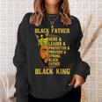 Black Father Junenth Black King Fathers Day Dad Papa Sweatshirt Gifts for Her