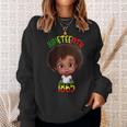 Black Girl Junenth 1865 Kids Toddlers Celebration Sweatshirt Gifts for Her