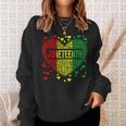 Black History Heart Junenth Melanin African American Sweatshirt Gifts for Her