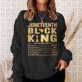 Black King Junenth 1865 Independence Day Black Pride Men Sweatshirt Gifts for Her
