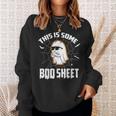 This Is Some Boo Sheet Halloween Ghost Costume Sweatshirt Gifts for Her