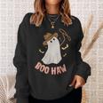 Boohaw Ghost Halloween Cowboy Cowgirl Costume Retro Sweatshirt Gifts for Her