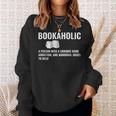 Book Lover A Person With A Chronic Book Addiction Reading Reading Funny Designs Funny Gifts Sweatshirt Gifts for Her