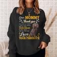 Boykin Spaniel Dear Mommy Thank You For Being My Mommy Sweatshirt Gifts for Her