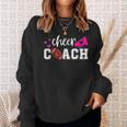 Breast Cancer Awareness Cheer Coach Football Pink Ribbon Sweatshirt Gifts for Her