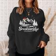 Breckenridge Colorado Vintage Mountain Landscape Sweatshirt Gifts for Her