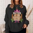 Brother Of The Birthday Cowgirl Kids Rodeo Party Bday Sweatshirt Gifts for Her