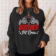 Brother Pit Crew Birthday Party Race Car Lover Racing Family Sweatshirt Gifts for Her