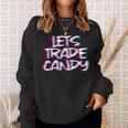 Candy Outfit I Trippy Edm Festival Clothing Acid Techno Rave Sweatshirt Gifts for Her