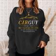 Carguy Definition Car Guy Muscle Car Sweatshirt Gifts for Her