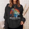 Carlsbad Caverns National Park Bigfoot Alien Vintage Ufo Sweatshirt Gifts for Her