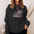 Ch-47 Chinook Helicopter Usa Flag Helicopter Pilot Gifts Sweatshirt Gifts for Her