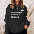 Cheeseburgers Corn Dogs Lombardis Sweatshirt Gifts for Her