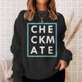 Chess Player Checkmate Checker Game Strategy Sweatshirt Gifts for Her