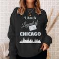 ChicagoI Am A Legend Of Chicago With Flag Skyline Sweatshirt Gifts for Her