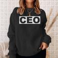 Chief Executive Officer Ceo Sweatshirt Gifts for Her