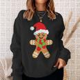 Christmas Baking Cookie Cute Gingerbread Man Sweatshirt Gifts for Her