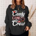 Christmas Candy Lover Xmas Candy Cane Crew Sweatshirt Gifts for Her