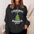 Christmas Scrubs Rubber Gloves Scrub Top Cute Tree Lights Sweatshirt Gifts for Her