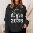 Class Of 2036 Grow With Me First Day Kindergarten Graduation Sweatshirt Gifts for Her