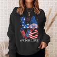 Cna Certified Nursing Assistant Love 4Th Of July Gnome Usa Sweatshirt Gifts for Her