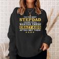 Cool Stepdad For Men Father Step Dad Parenthood Stepfather Sweatshirt Gifts for Her