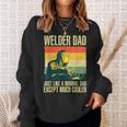 Cool Welding For Men Dad Ironworker Welder Pipefitter Worker Sweatshirt Gifts for Her
