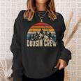 Cousin Crew 2023 Camping Family Reunion Making Memories Sweatshirt Gifts for Her