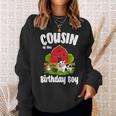 Cousin Of The Birthday Boy Farm Animal Bday Party Sweatshirt Gifts for Her