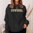 Cowgirl Aesthetic Y2k 90S Vintage Beige Brown Cute N Girl Sweatshirt Gifts for Her