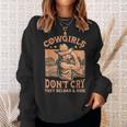 Cowgirls Dont Cry They Reload And Ride For A Cowgirl Sweatshirt Gifts for Her