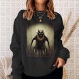 Creepy Clown Evil Scary Clown Insane Horror Halloween Scary Clown Sweatshirt Gifts for Her