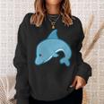 Cute Dolphin Aquatic Animals Marine Mammal Dolphin Trainers Sweatshirt Gifts for Her