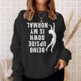 Cute Gymnast Sport Quotes Upside Down Handstand Sweatshirt Gifts for Her