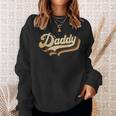Daddy Gifts Retro Vintage Fathers Day Daddy Sweatshirt Gifts for Her