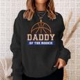 Daddy Of Rookie 1St Birthday Basketball Theme Matching Party Sweatshirt Gifts for Her